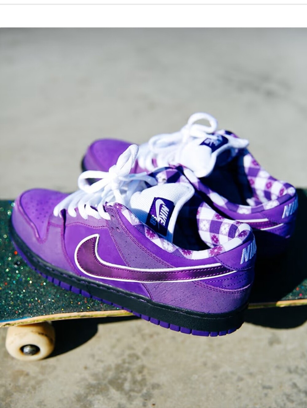 Nike SB Dunks Men's Concepts Purple Lobster Low-Top Sneakers 9.5